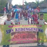Regu Drumband SDN Kedunguneng Ikut Memeriahkan Acara Kedunguneng Carnival